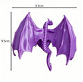 3D Printed Fantasy Dragon Monitor Edge Figurine Desk Decor Gift
