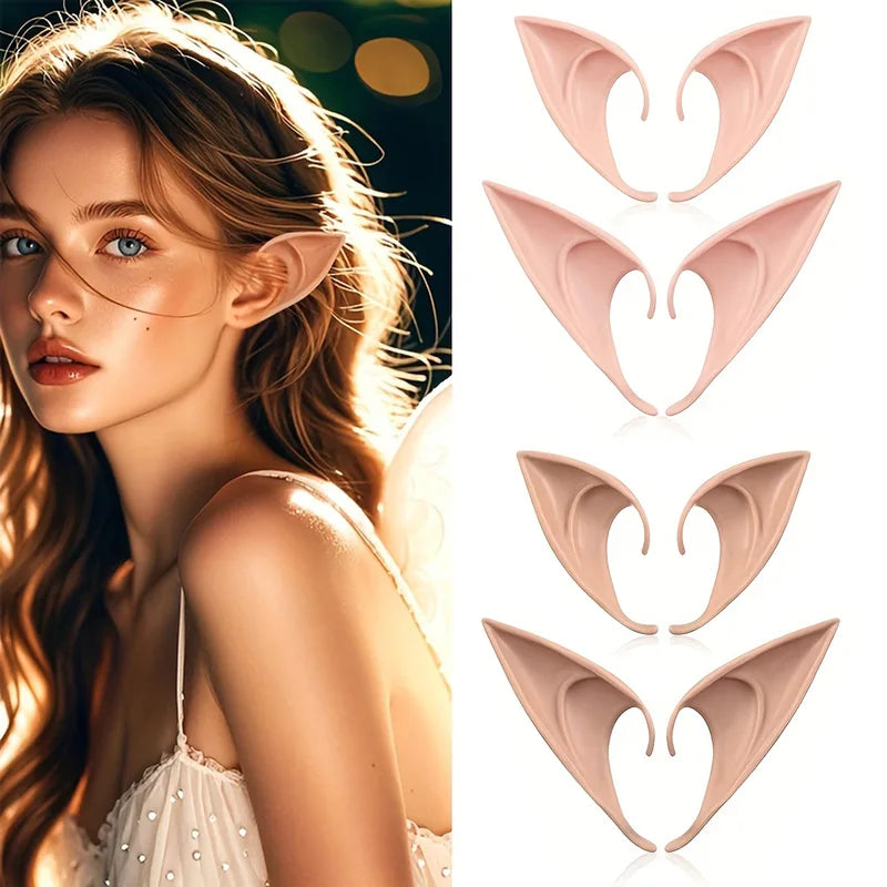 Halloween Elf Ears Latex Costume Accessories for Cosplay & Photo Props