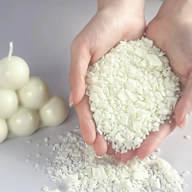 Soy Wax for Candle Making - Natural DIY Crafting Material with Pigments, 1kg/500g/250g/100g