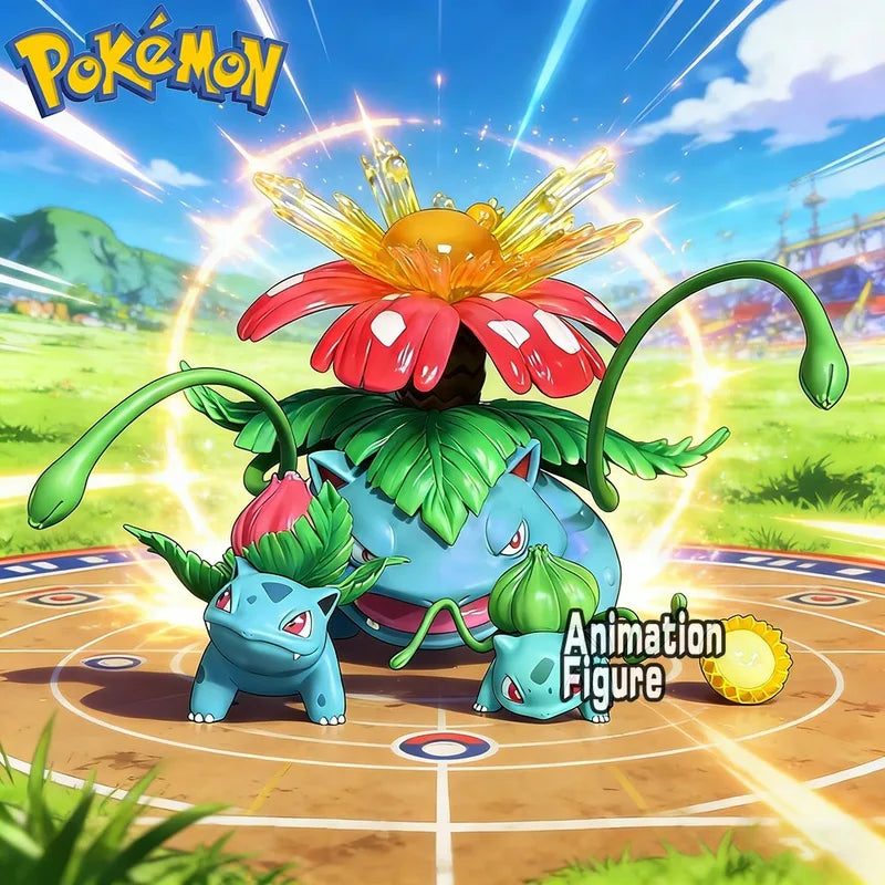 Anime Pokémon Bulbasaur Action Figures PVC Collectible Model Toys - Multiple Colors