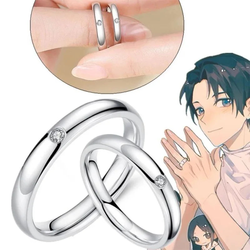 Jujutsu Kaisen Yuta Okkotsu Ring Cosplay Jewelry for Men Women Couple Gift