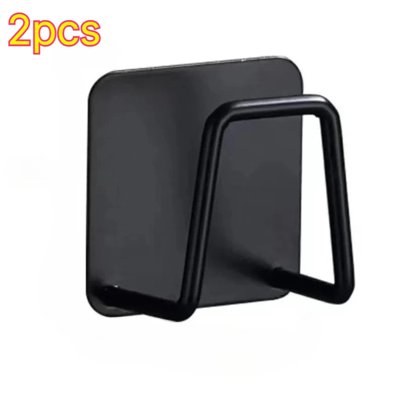 Stainless Steel Sink Sponge Holder Wall-Mounted Kitchen Utensil Organizer