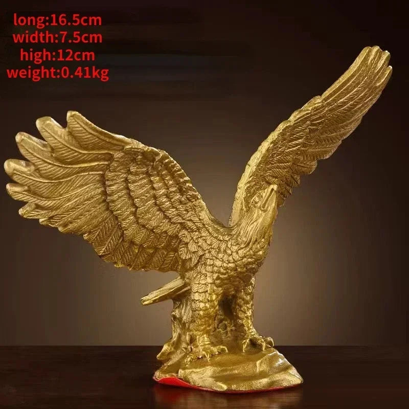 Copper Eagle Ornament for Home Office Decor - Great Exhibition Winged Sculpture