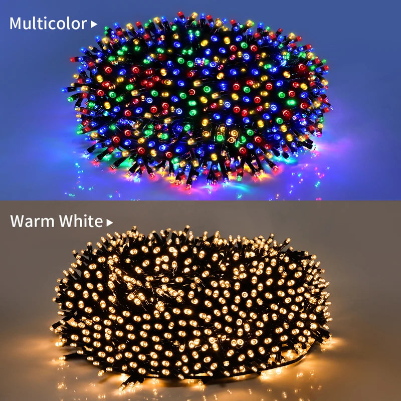 Outdoor LED String Lights 10M-100M Waterproof Fairy Garden Party Decor
