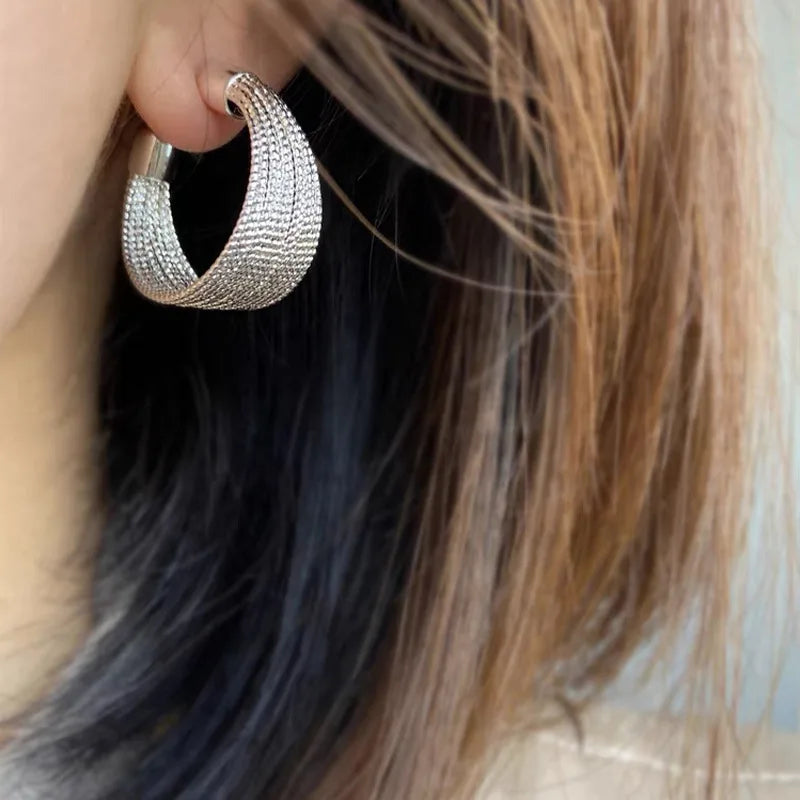 Elegant Multilayer Stud Earrings for Women - Retro Fashion Jewelry, Party Gift