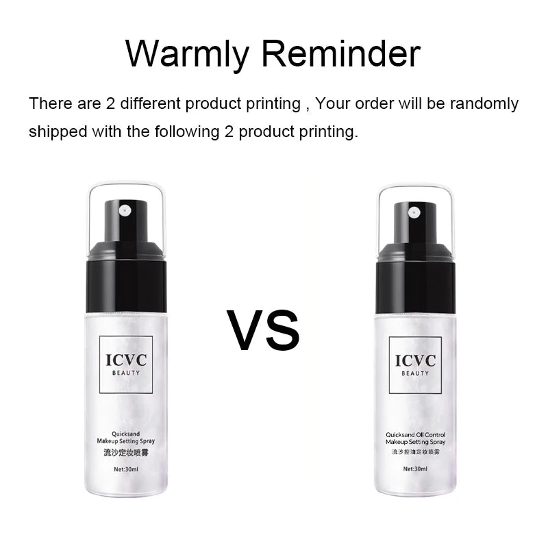 Waterproof Long Lasting Makeup Fixer Spray - Hydrating & Oil Control, 30ml