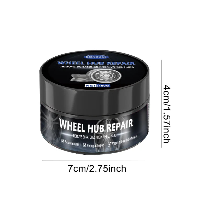 Car Wheel Scratch Repair Wax - 100g Tire & Wheel Polishing Treatment