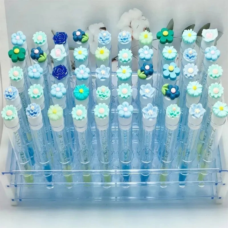 50PCS Reusable Eyelash Brush Tubes with Replaceable Dust-proof Storage & Eyebrow Brush