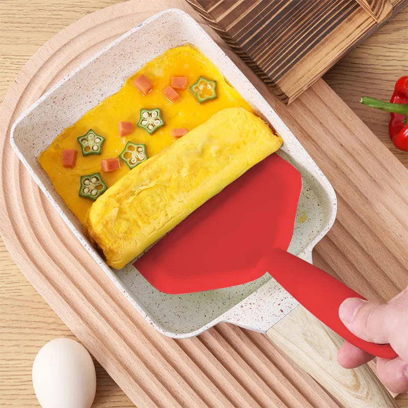 Nonstick Tamagoyaki Pan Japanese Omelette Egg Pan Rectangular with Detachable Handle