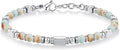 Boho Style Synthetic Stone Bracelet - Handmade Lapis Lazuli Bangle for Women