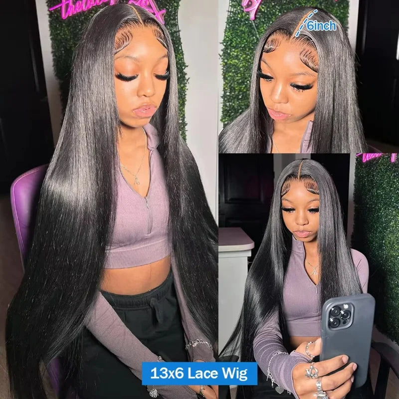 High-Quality Human Hair Wigs with Transparent Lace Front | Multiple Lengths & Colors