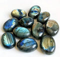 Labradorite & Blue Moonstone Crystal Mineral Specimen for Home Decor - Natural Stones