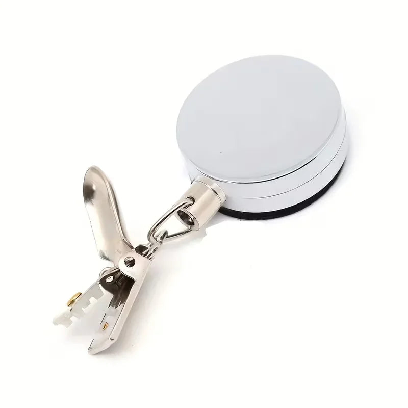 Automatic Retractable Towel Rack Wall Mount No Punch Self-Adhesive Bathroom Towel Holder