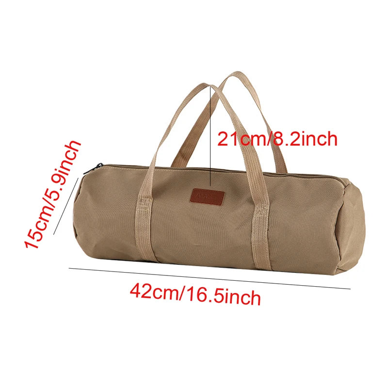 Portable Camping Storage Bag - Oxford Cloth Canopy Pole Pouch for Outdoor Gear