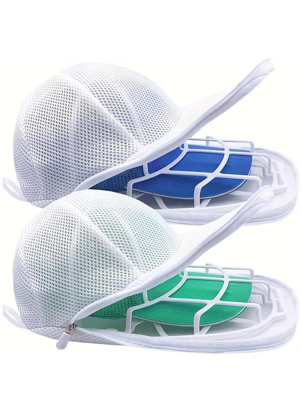 Hat Washing Set with Sun Drying Rack for Baseball Caps and Sun Hats - Non-Deform Protective Drying Rack