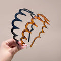 2Pcs Fashion Wave Headbands for Women Non-Slip Hair Accessories - Korean Style