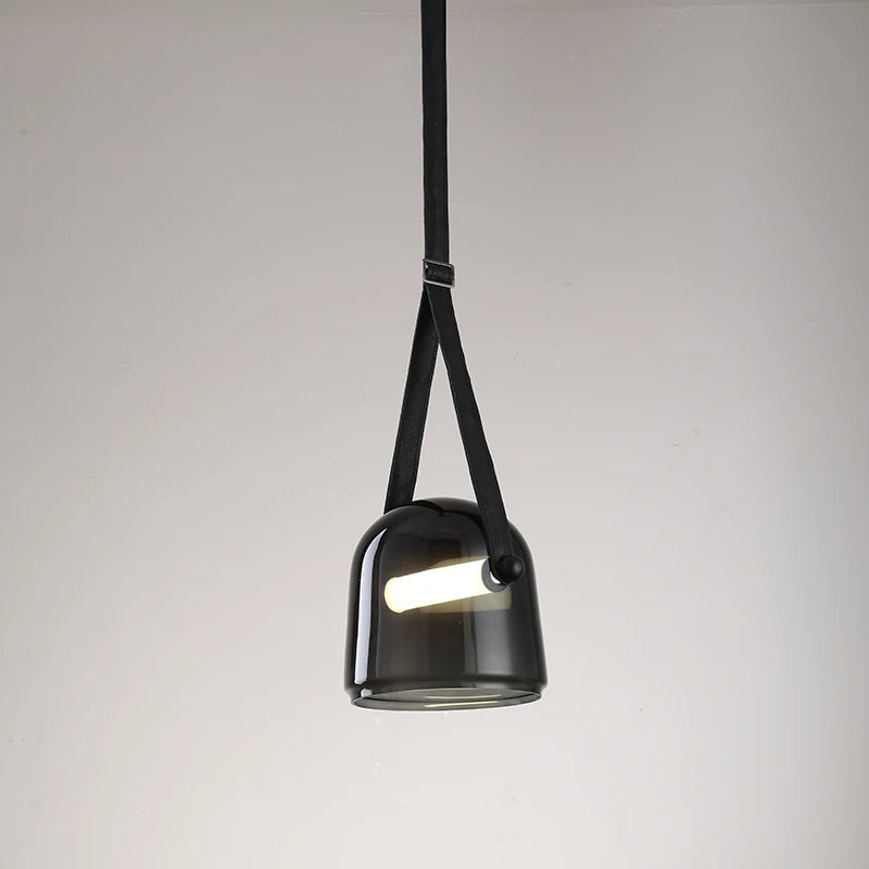 Modern Glass LED Pendant Light for Living Room & Bedroom - Indoor Decorative Lighting