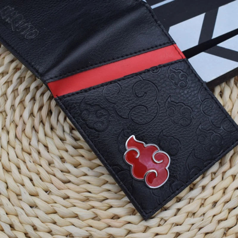 Naruto Sasuke Akatsuki Cloud Cartoon Wallet Card Holder Passport Cover - Men's Gift