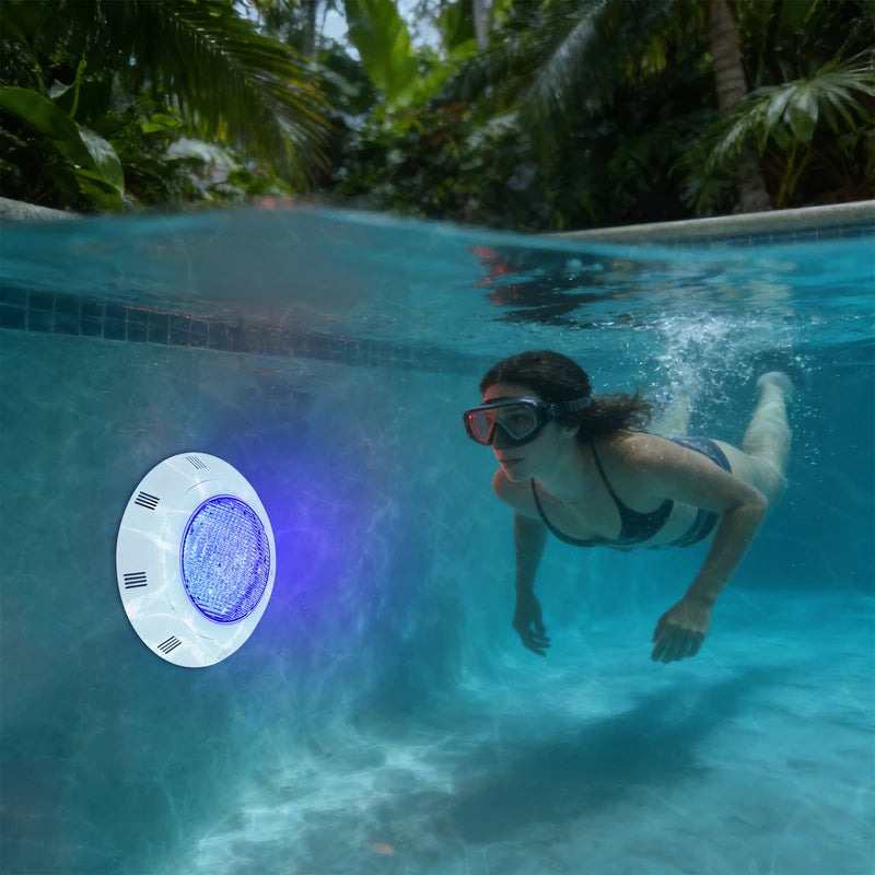45W RGB LED Pool Light Waterproof Underwater Swimming Pool Lighting with Remote