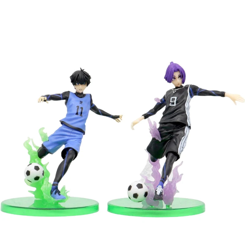 Anime Action Figures Set - BLUE LOCK Nagi, Shirou, Bachira, Meguru, Yoichi, Jie Shiyi - Collectible Toy Models for Kids