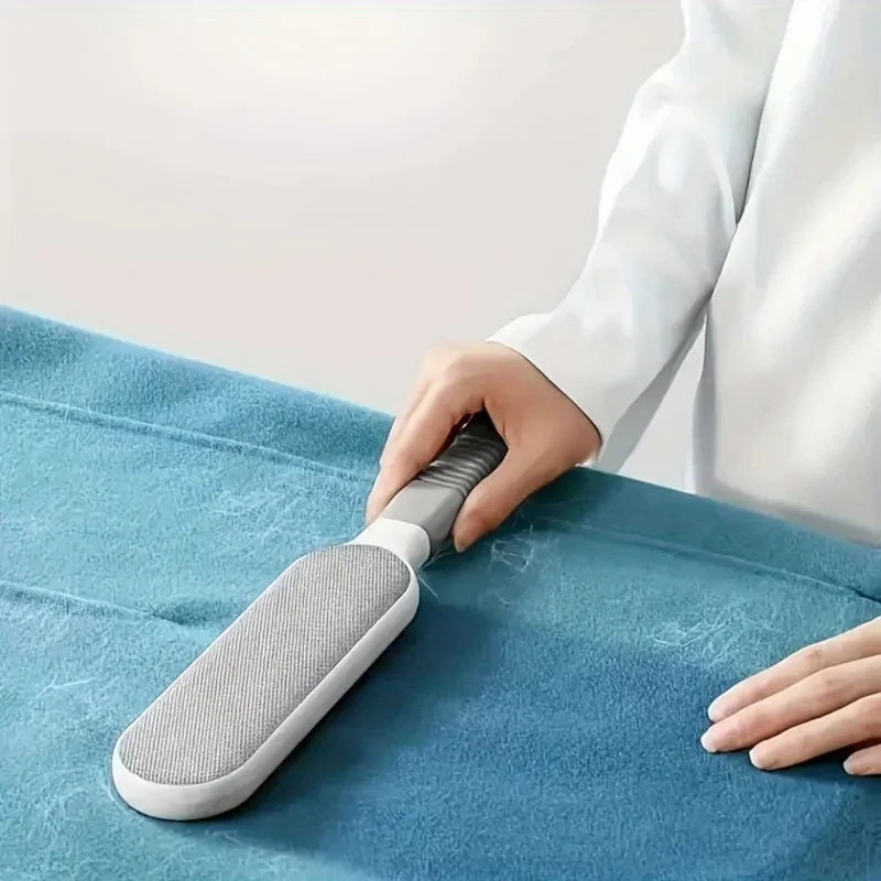 Double-Sided Pet Hair Remover Brush for Clothes, Furniture & Carpet Cleaning