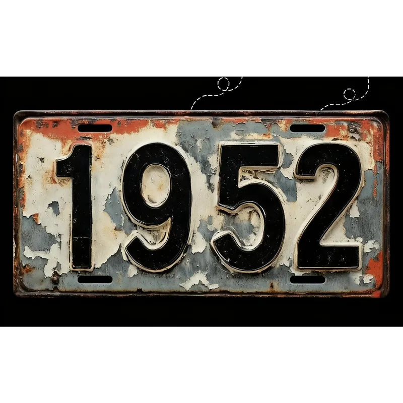 Aluminum License Plate Tag with Polished Metal Finish - Fade-Resistant Car Plate Frame, Easy Install