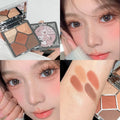 Multi-Color Eyeshadow Palette with Glitter and Matte Finishes for Women - Long Lasting Makeup