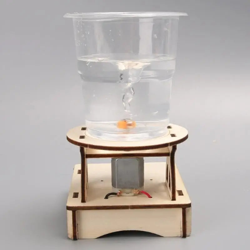 Interactive Science Water Tornado Maker and Wooden Puzzle Set - Educational STEM Kit