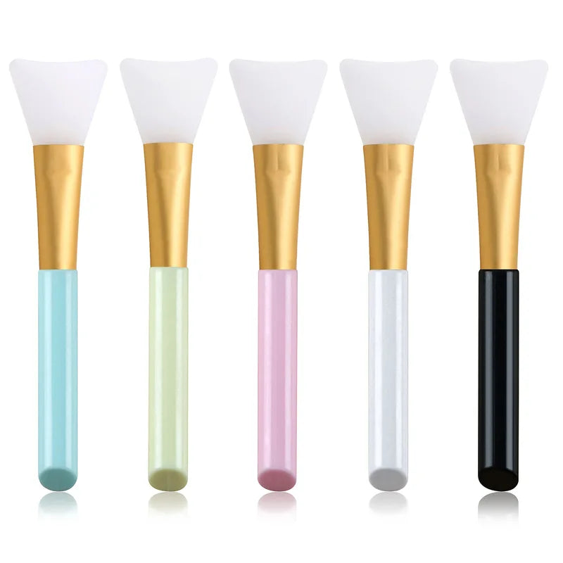 Silicone Facial Mask Brush for Skin Care - Reusable DIY Mud & Clay Application Tool