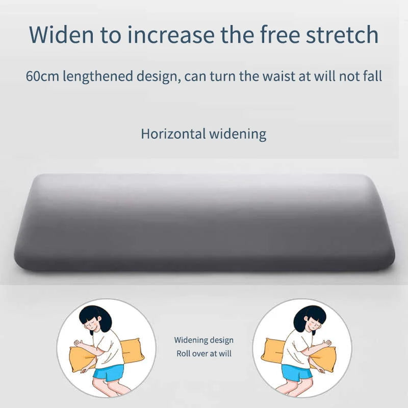 Lumbar Support Pillow for Lower Back Pain Relief - Memory Foam Back Cushion