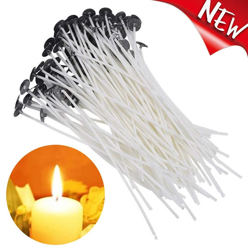100PCS Candle Wick for Paraffin Wax DIY Candle Making Supplies