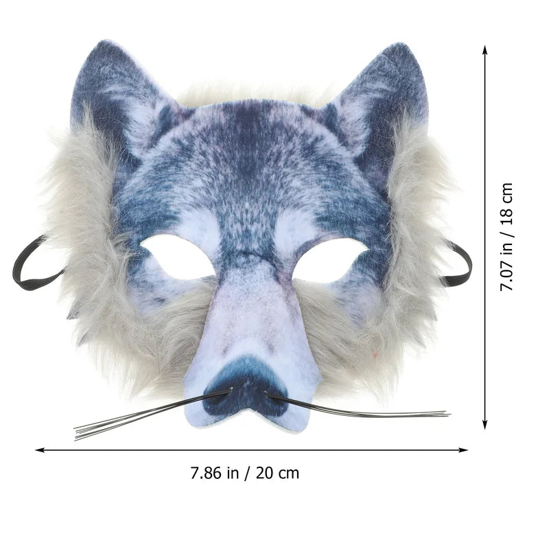 Scary Wolf Mask for Halloween Party Cosplay Costume Decorative Prop