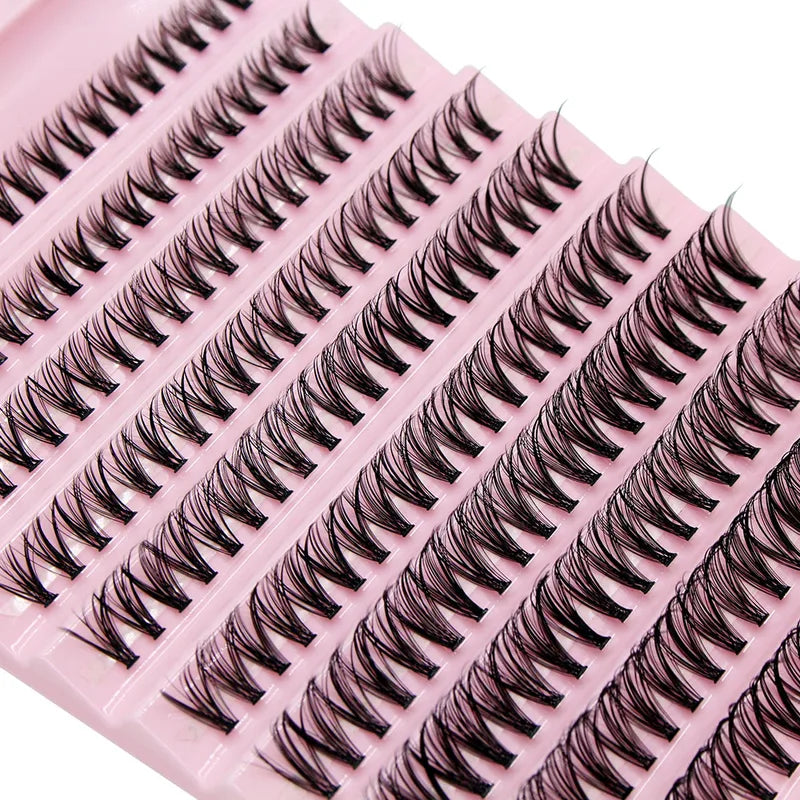 Big Capacity DIY Cluster Eyelash Extensions 8-16mm Charm Style False Lashes