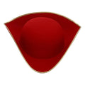 Pirate Costume Hat with Metallic Brim for Halloween Cosplay & Masquerade