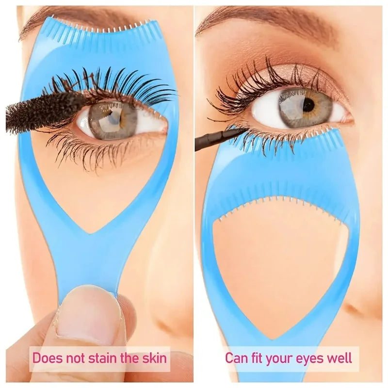 Multi-Functional Beauty Tool for Eyelash & Eyebrow Styling, Storage & Guide