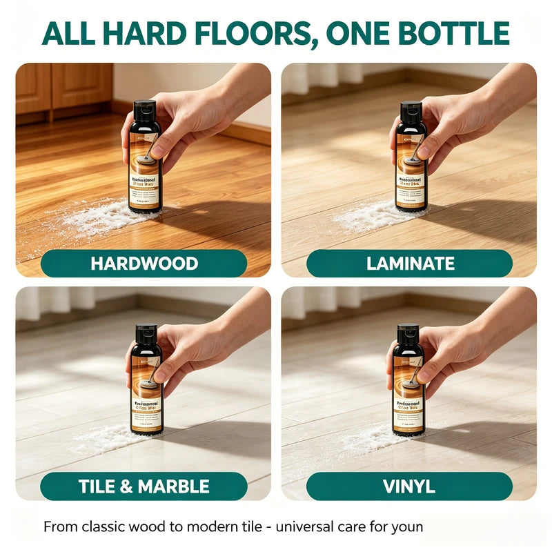 Floor Polishing Wax for Mirror Shine & Scratch Removal - Tile & Marble Renovation