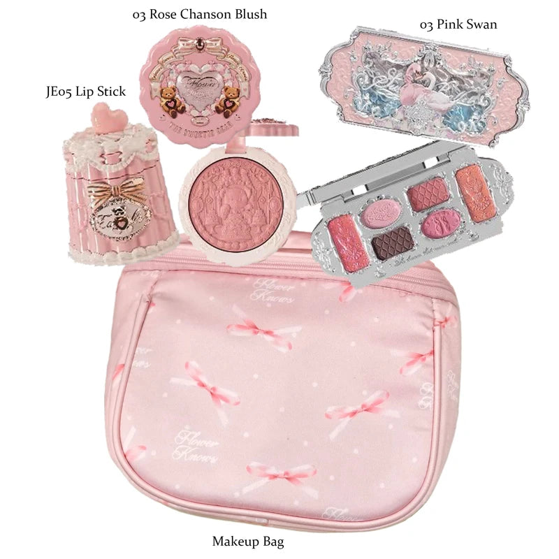 All-in-One Makeup Set with Brush Bag - Gift Box for Ladies & Beginners