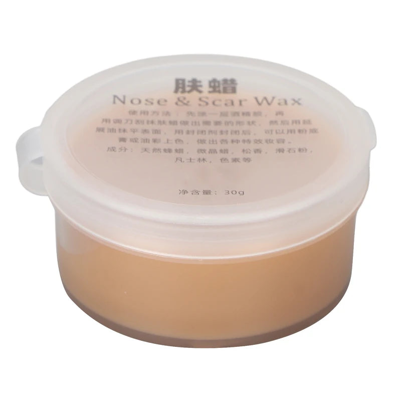 Fake Wound Scar Wax for Halloween and Cosplay - 30g Light Skin Tone