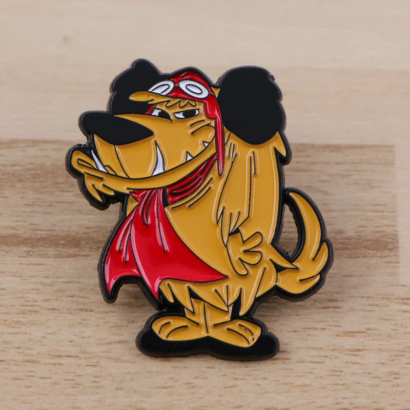 Funny Orange Dogs Enamel Pins Cartoon Animal Brooch Women’s Backpack Accessories