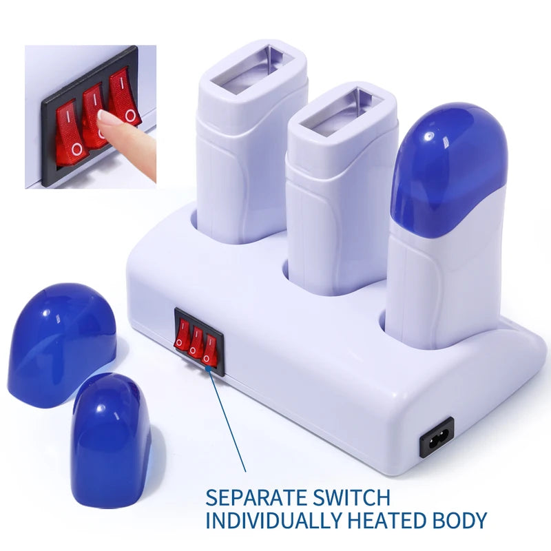 Portable Electric Waxing Warmer for Hair Removal - Home & Salon Use