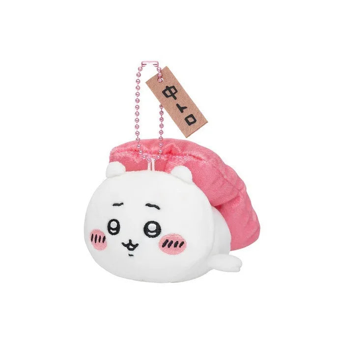 Sushi Series Black Tea Cup - Hachiware, Usagi, Caviar, Flying Squirrel, Sea Otter, Lion Sa Pendant Plush Bag Accessory
