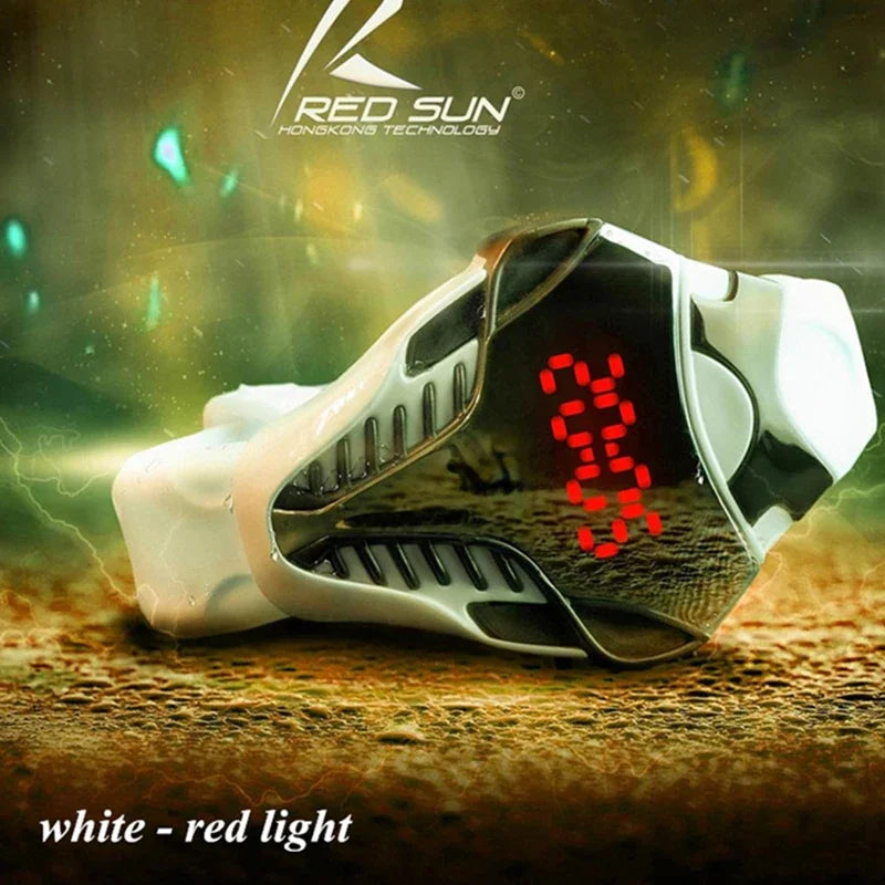 Kids Sports Digital Wristwatch with Silicone Strap for Children Boys Girls