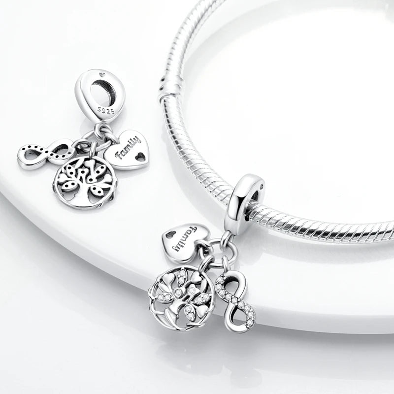 Sterling Silver Tree of Life Charm for Bracelets & Necklaces - Women Jewelry Gift