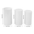 Set of 3 or 5 Round Metal Pedestal Cake Stands for Weddings and Parties
