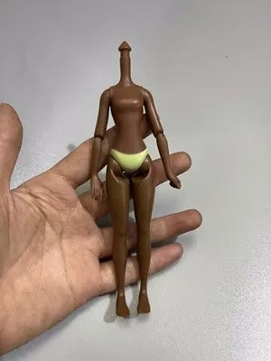 1/12 Doll House Girl Doll Without Head - DIY Nude Movable Body, 25cm
