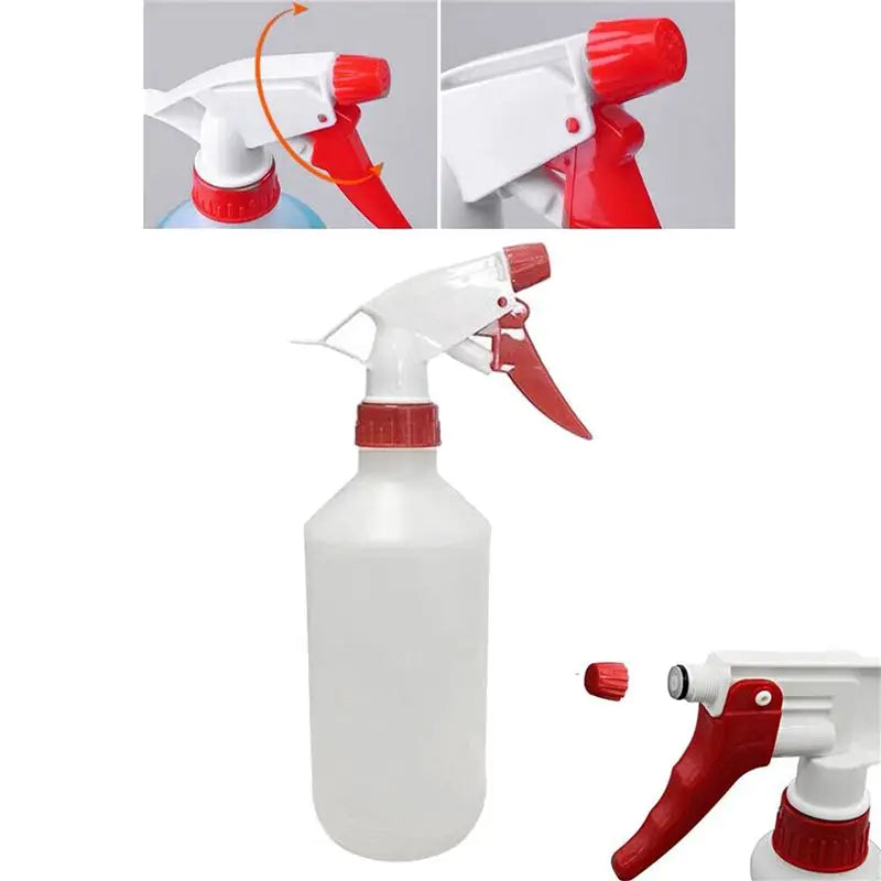 500ml Plastic Trigger Spray Bottles - 10 Pack Commercial Cleaning & Gardening Sprayers