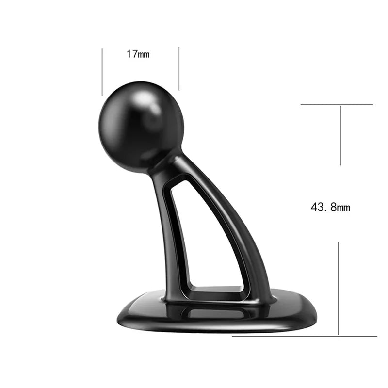 17mm Ball Head Car Phone Holder Base for Dashboard & GPS Mounts