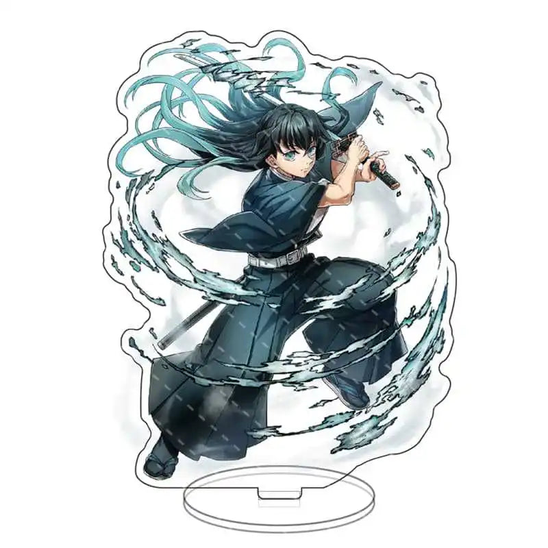 Anime Demon Slayer Acrylic Stands Kimetsu No Yaiba Miniatures & Figurines - Multiple Colors