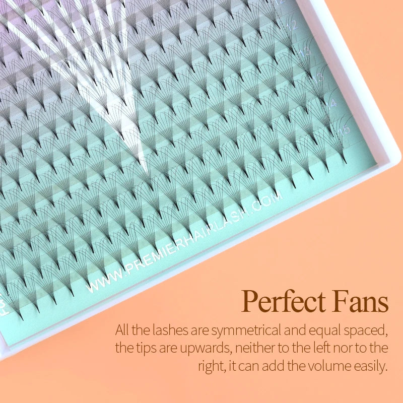 Eyelash Extension Fans Set - Premade Narrow Volume Fan Lashes for Eyelash Extensions