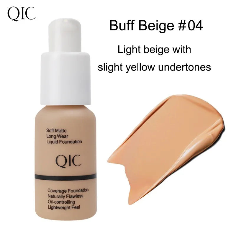 Liquid Foundation Concealer Matte Oil-Control Waterproof Long Lasting 60g - Multiple Colors